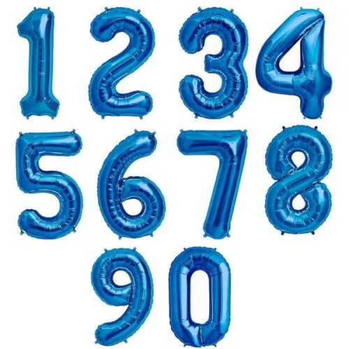 blue numbers