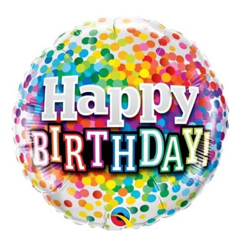 Folinis balionas su helio dujomis gimtadienio progai