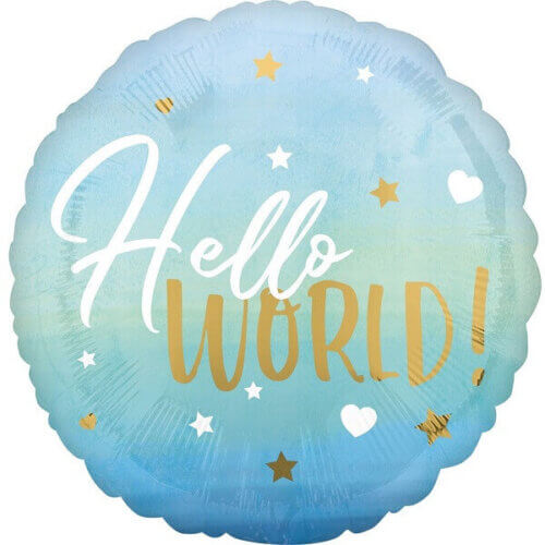 Mėlynas folinis balionas